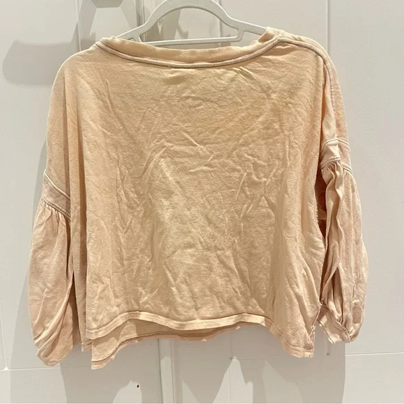 Free People We The Free Sugar Rush Dolman Sleeve Tee in Peach (XS) - Picture 4 of 6